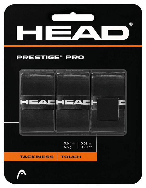 Head Prestige Pro Overgrip 3Pack Black